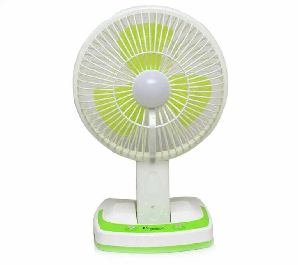 High Speed Fordable Portable Rechargeable Fan with LED Light & USB