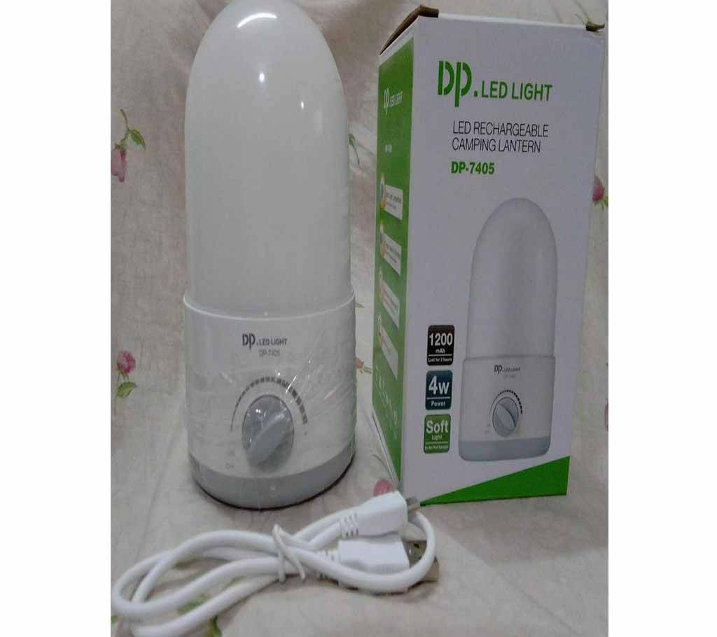 DP LED Light 7405 Rechargeable Camping Lantern - White
