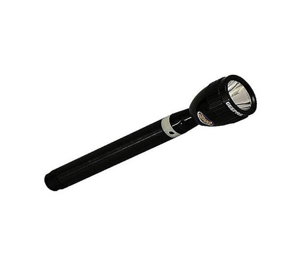 GEEPAS 3 Battery Torch Light - Black