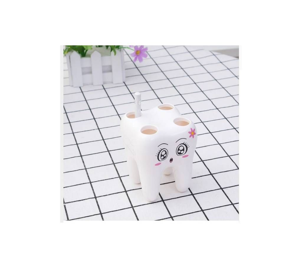 Teeth Style Stand Tooth Brush Shelf Bathroom Accessories