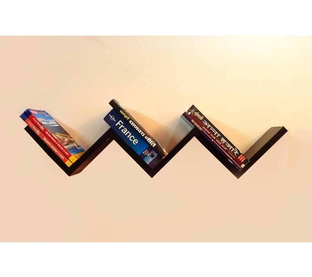 Wooden Wall Hanging Book Shelf