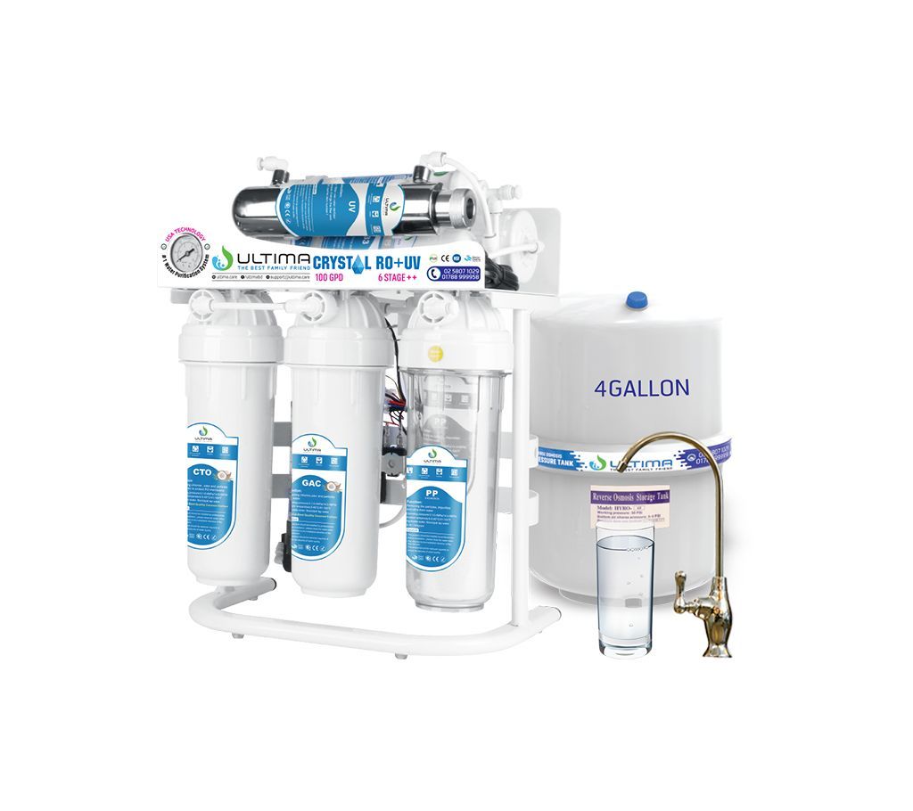 7 STAGE ULTIMA CRYSTAL RO+UV 100 GPD WATER PURIFIER