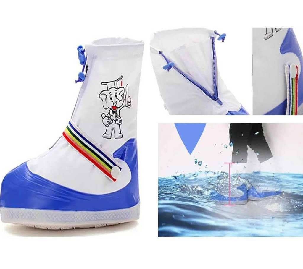 Anti-slip Thicken Sole Waterproof Kids Rain Shoe Cover