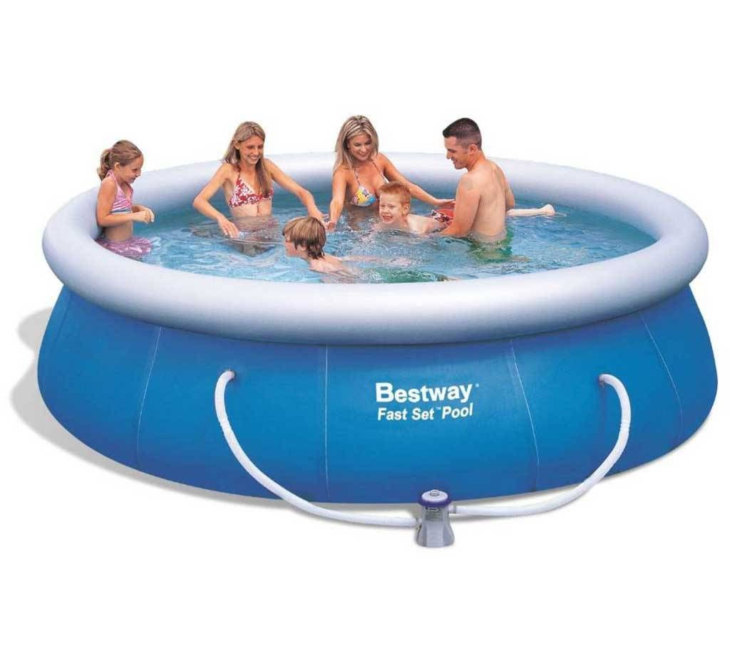 Swimming pool with air pumper 