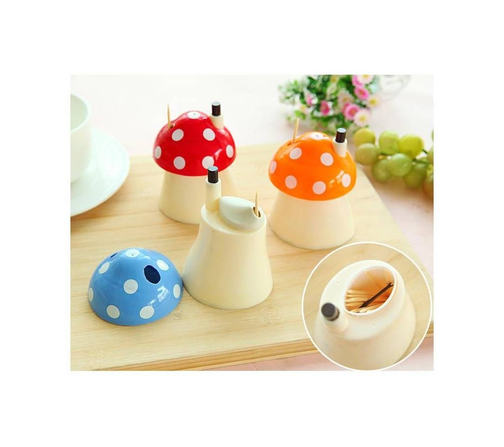 Kawwii Mushroom Shape Automatic Toothpick Holder