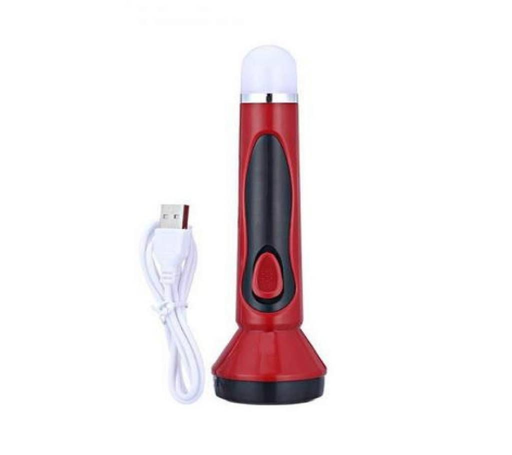 Rechargable flash light dual light