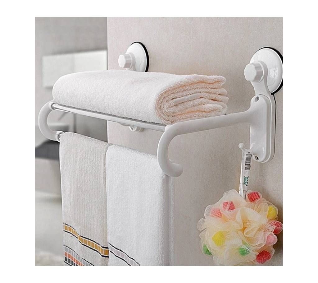 Hanging towel rack