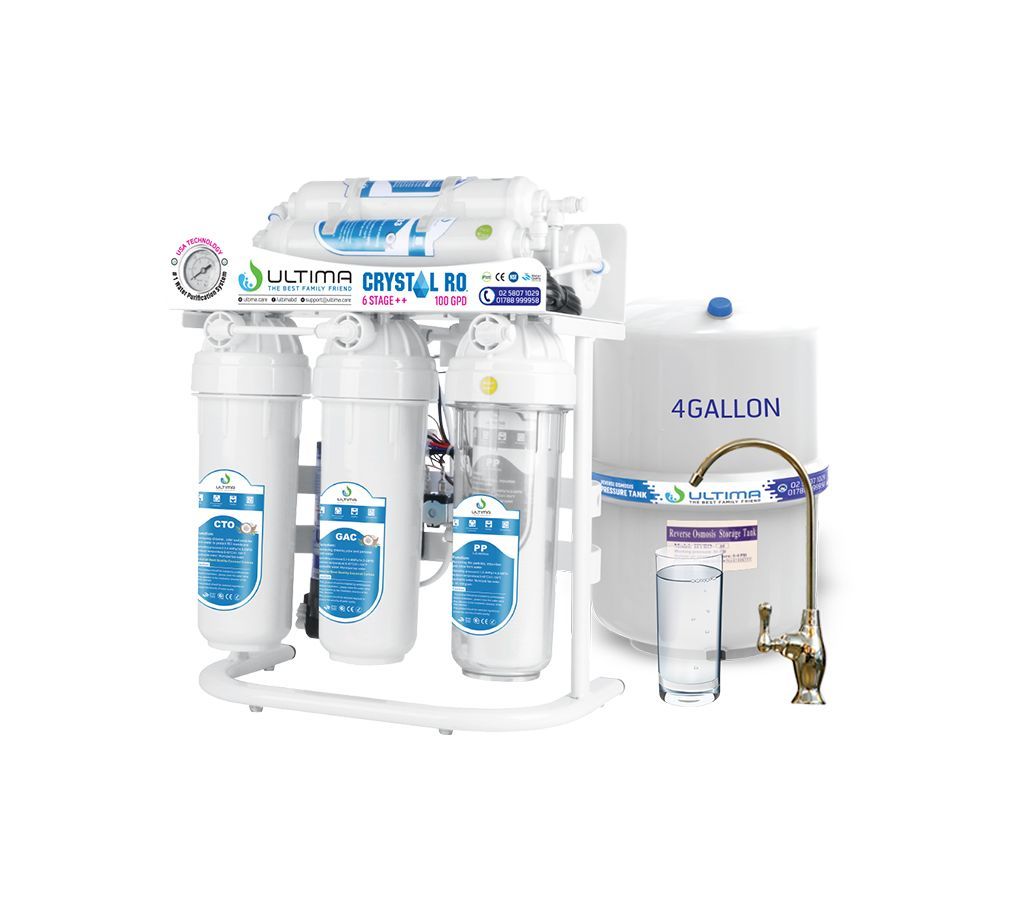 ULTIMA CRYSTAL RO+MF 6 STAGES 100 GPD WATER PURIFIER