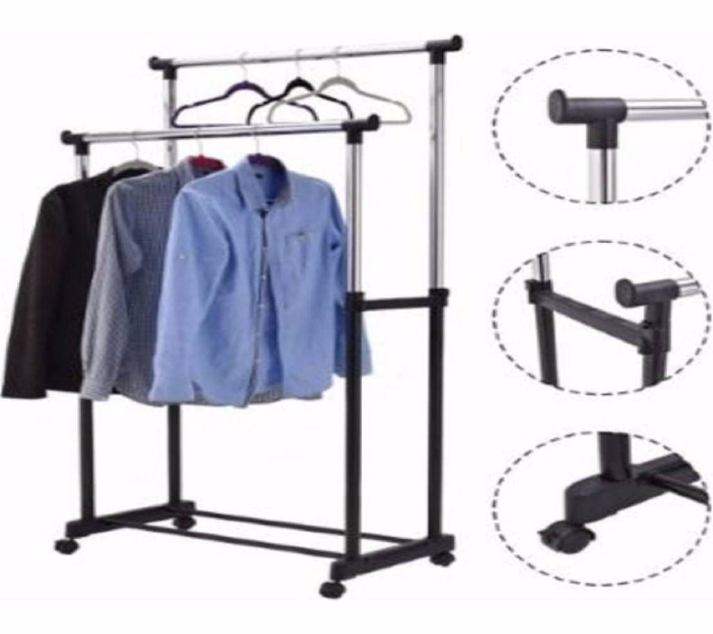 TWO LAYER CLOTHING HANGING STAND