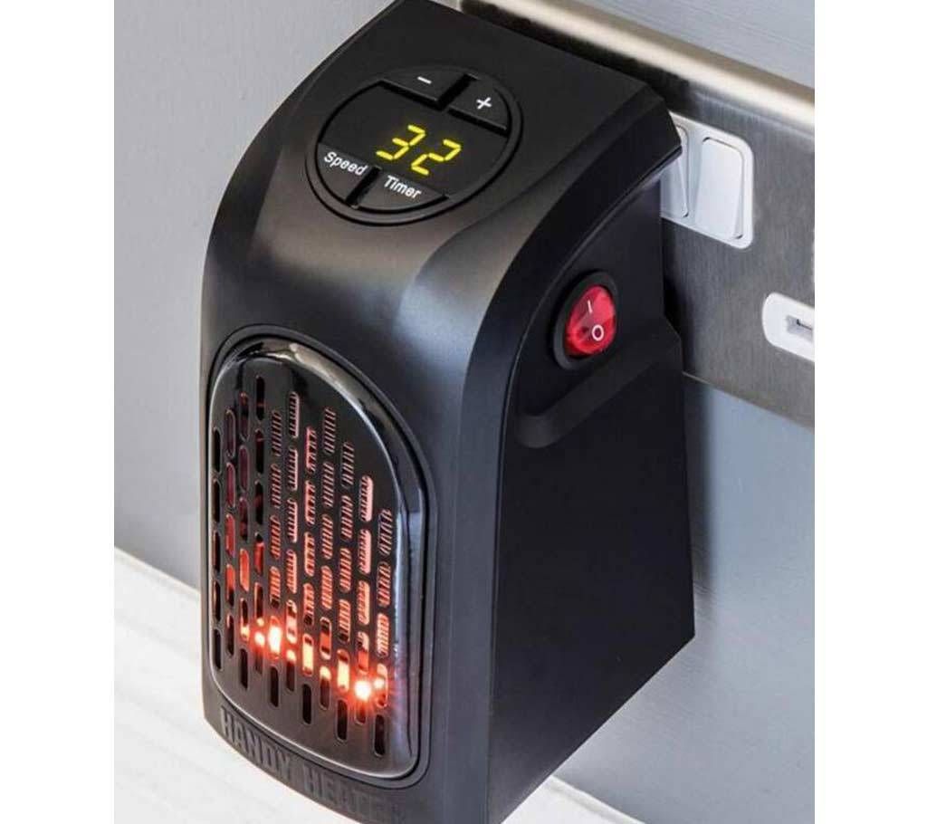 Mini Ceramic Space Heater, 400w Portable Fast Heating Electric Heater with Time