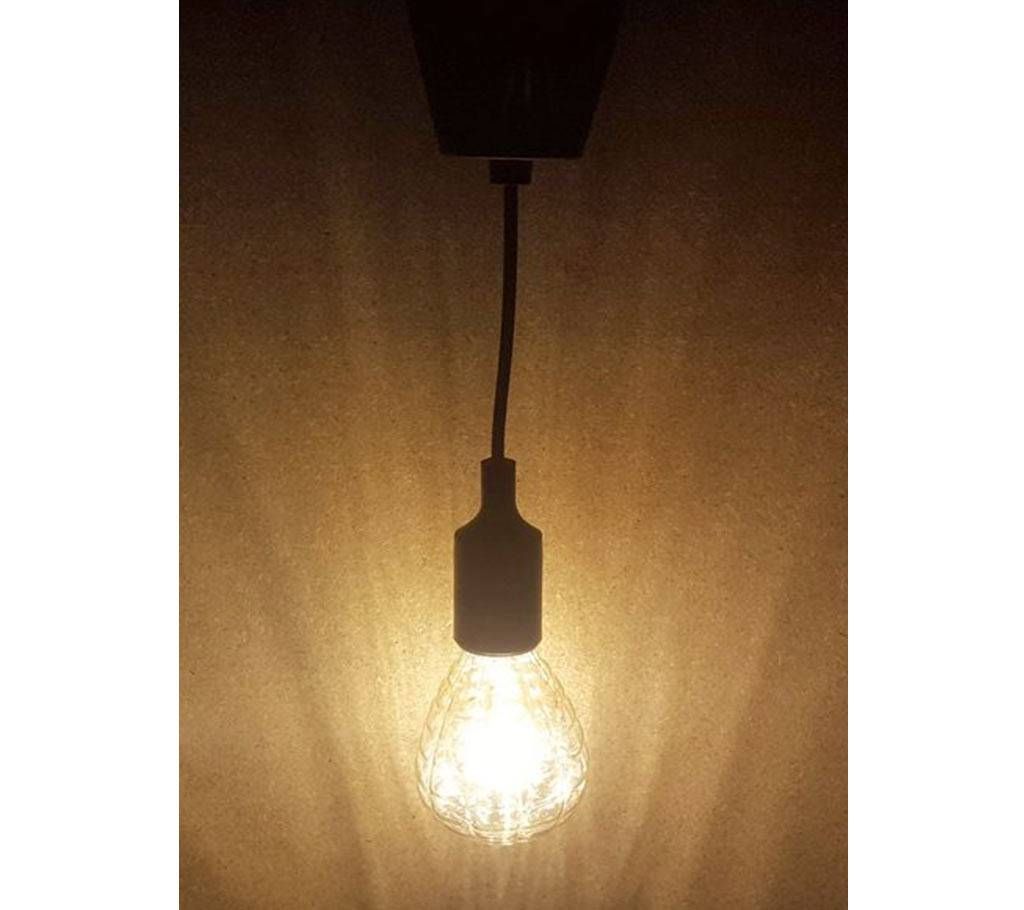 Antique Edison Light with Holder- Strawberry