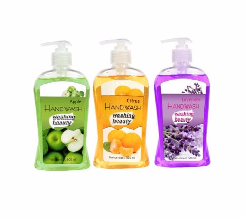 500ml hand wash liquid soap OEM bottle, pump, sticker hand wash raw material