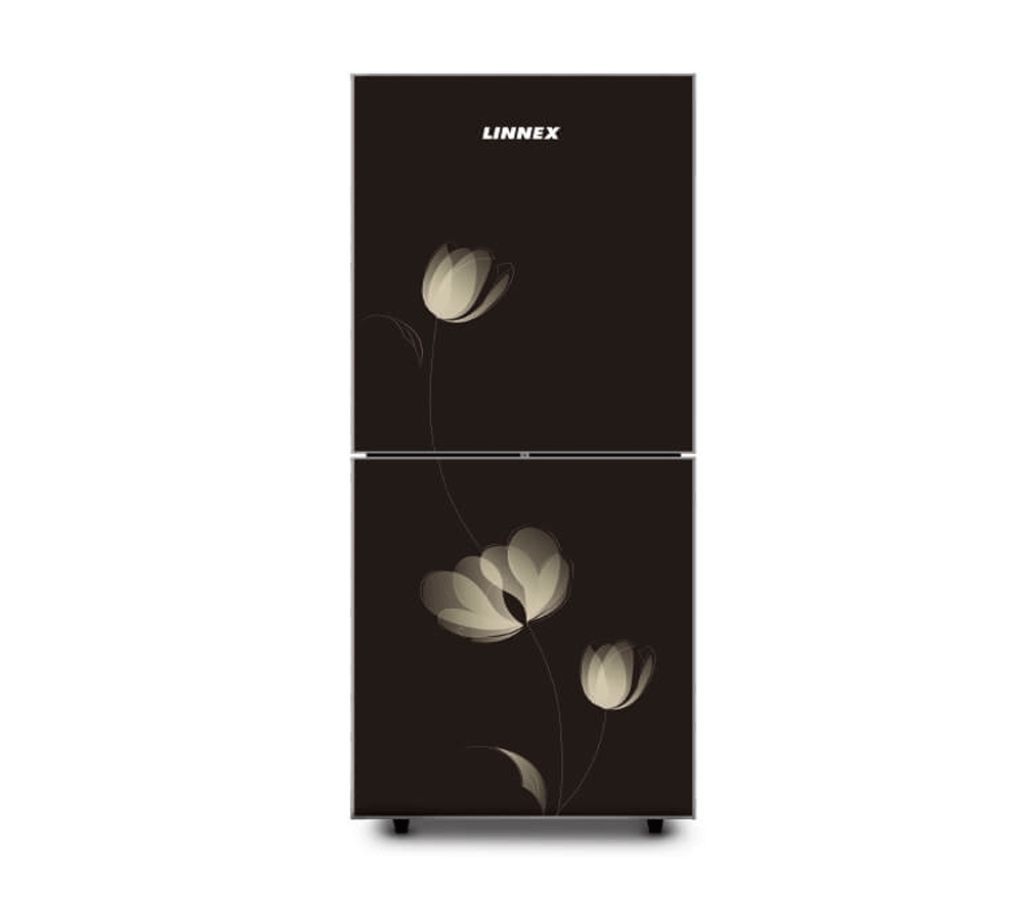 *Linnex LNX-REF-208GD-BM Refrigerator 208Ltr Black Lily