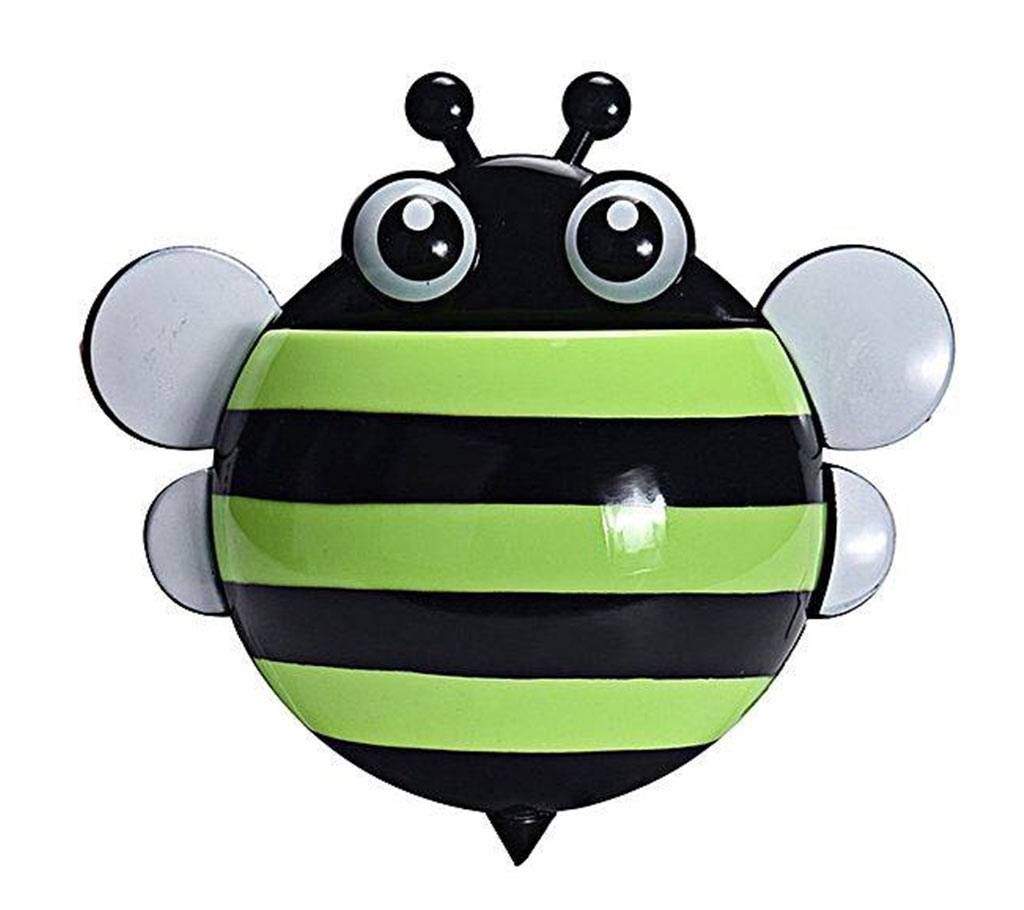 Bee Toothpaste Holder - Green and Black
