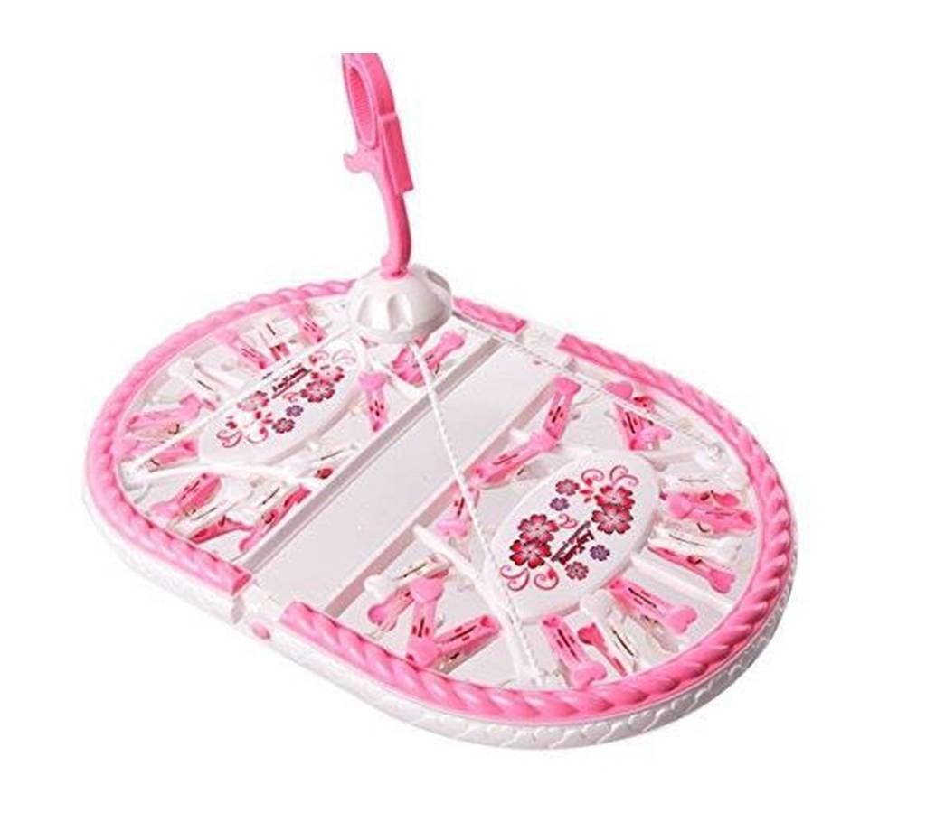 Baby Bucket Plastic Foldable Portable Hanging Clothes Dryer 
