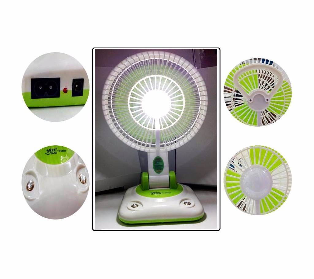 Multifunction Rechargeable Fan With Led Light