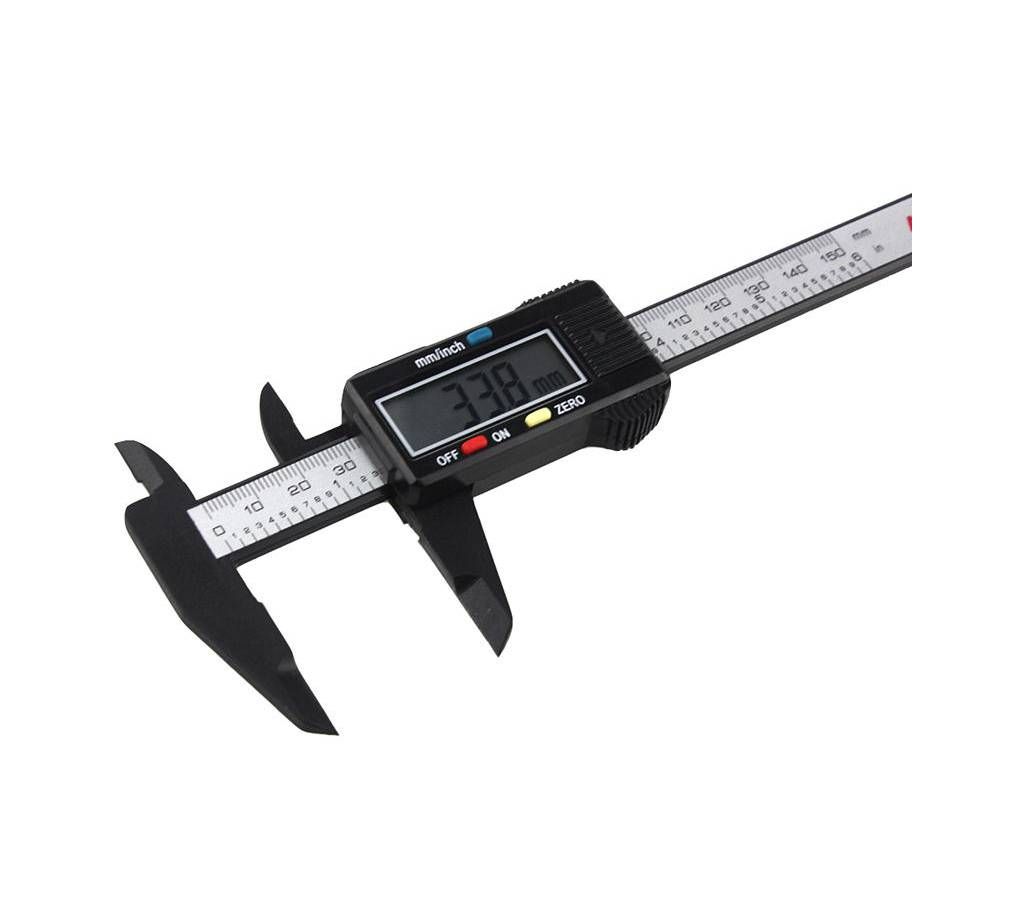 Digital Slide Calipers  150 mm 6 Inch (Carbon Fiber)