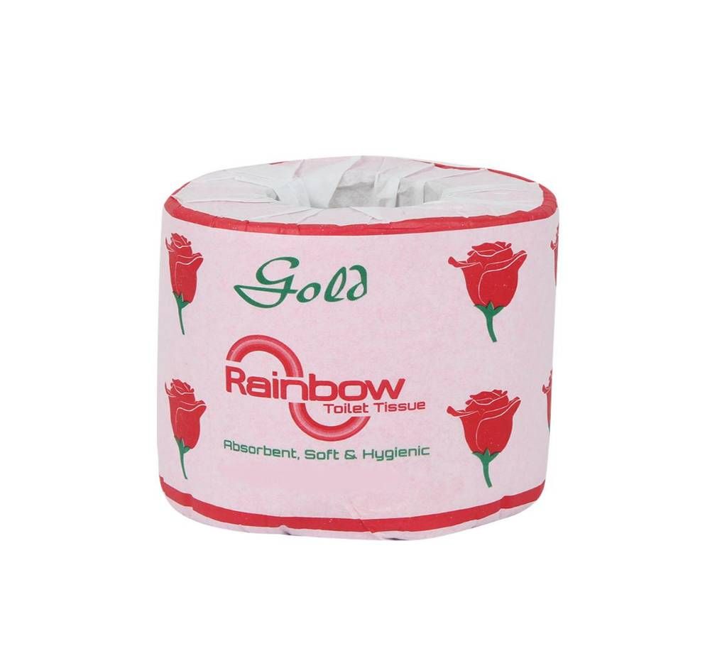 Rainbow Toilet Tissue-Gold-8 Pack