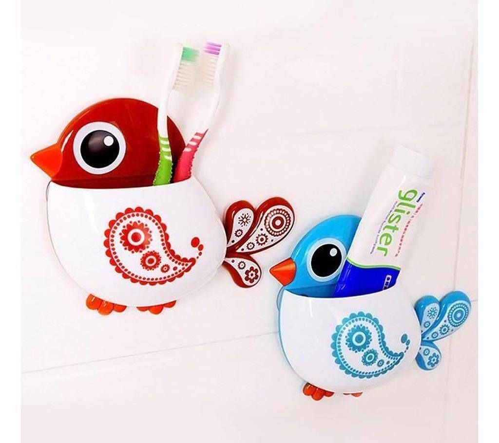 Bird shaped toothbrush holder 2pc