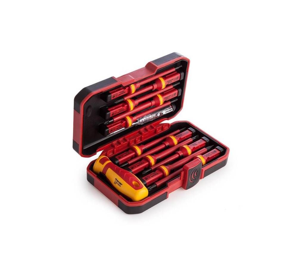 Tolsen 13 Pcs VDE Insulated Screwdriver Set