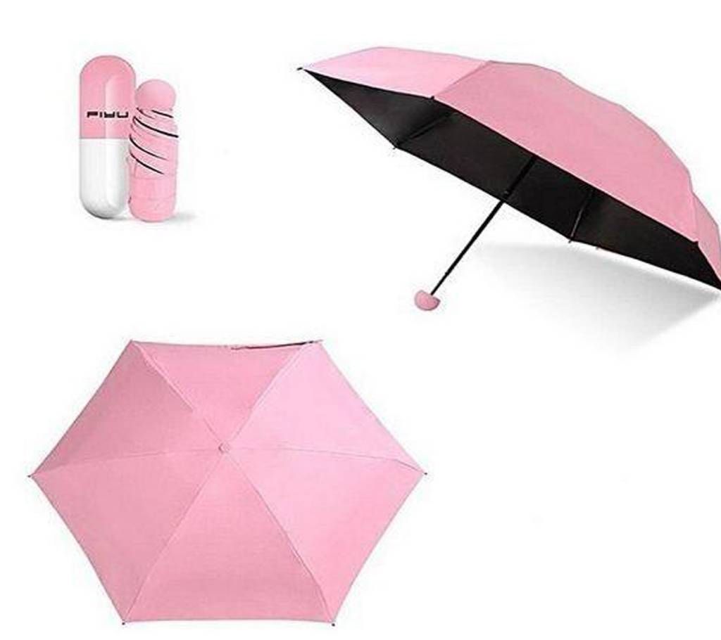 Fashionable Mini Capsule Umbrella - Pink