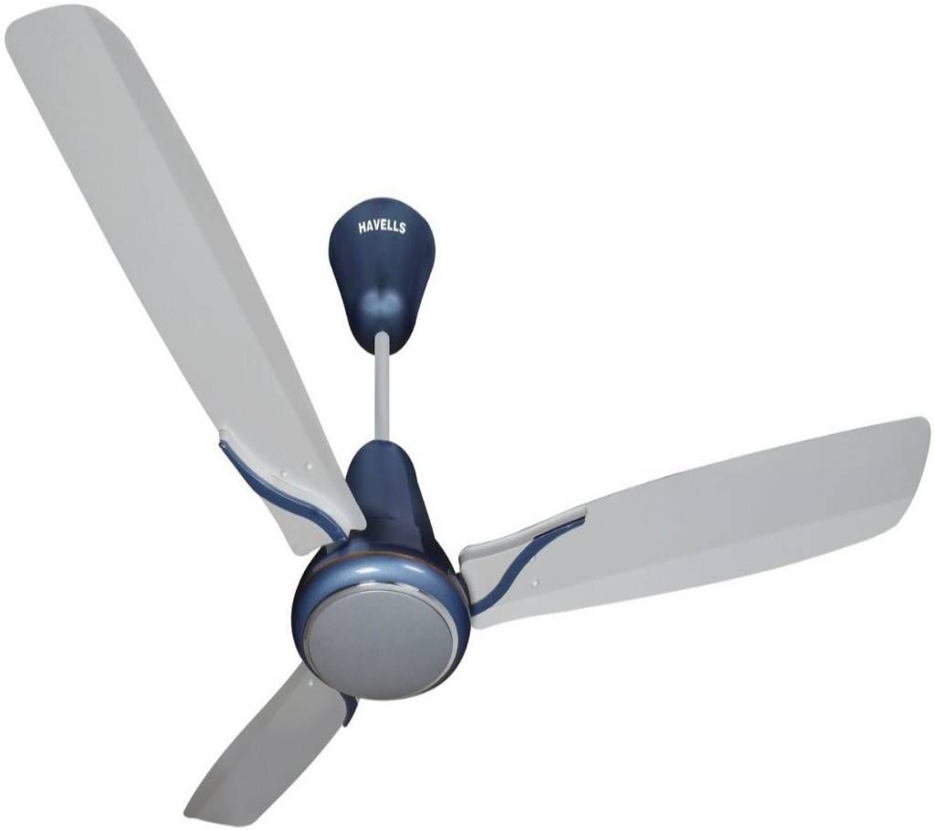 Havells Spartz 1200mm Decorative Ceiling Fan Colour White Blue
