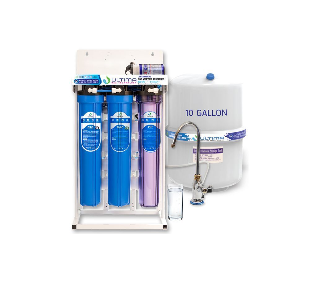 ULTIMA LIGHT COMMERCIAL RO+MF 6 STAGE 200 GPD WATER PURIFIER
