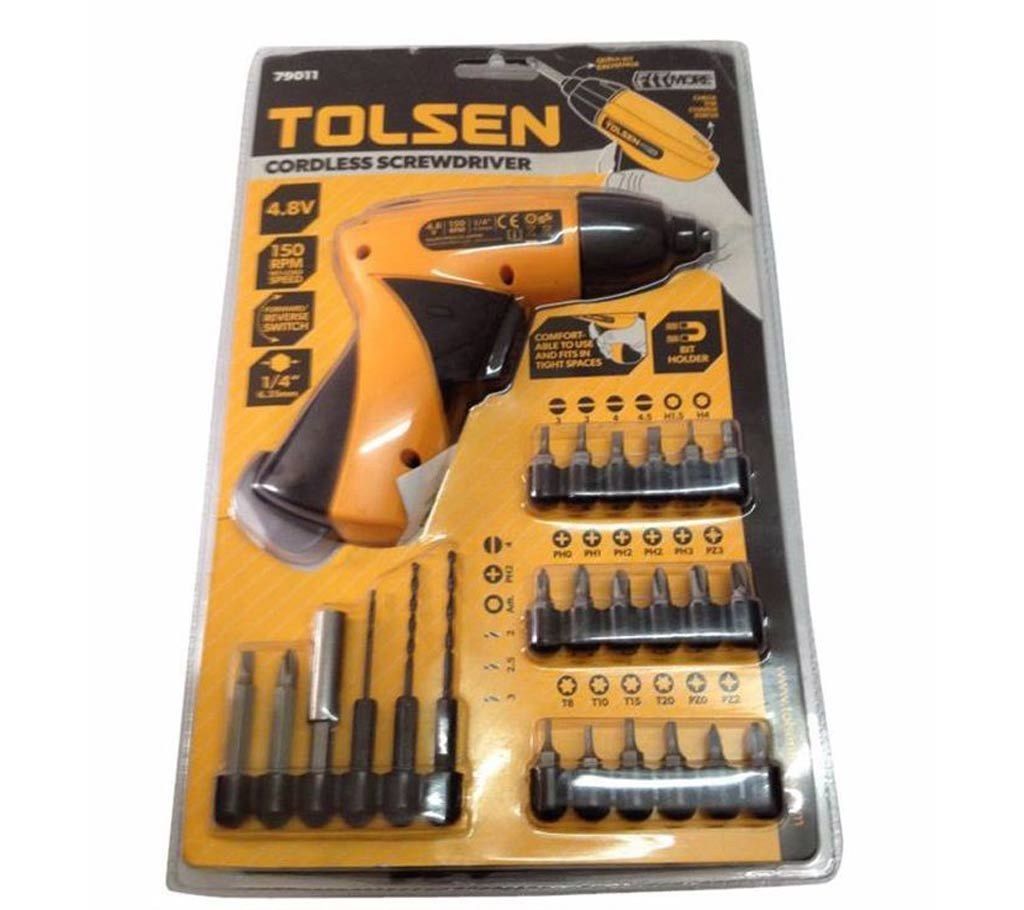 cordless screwdriver set with drill machine 