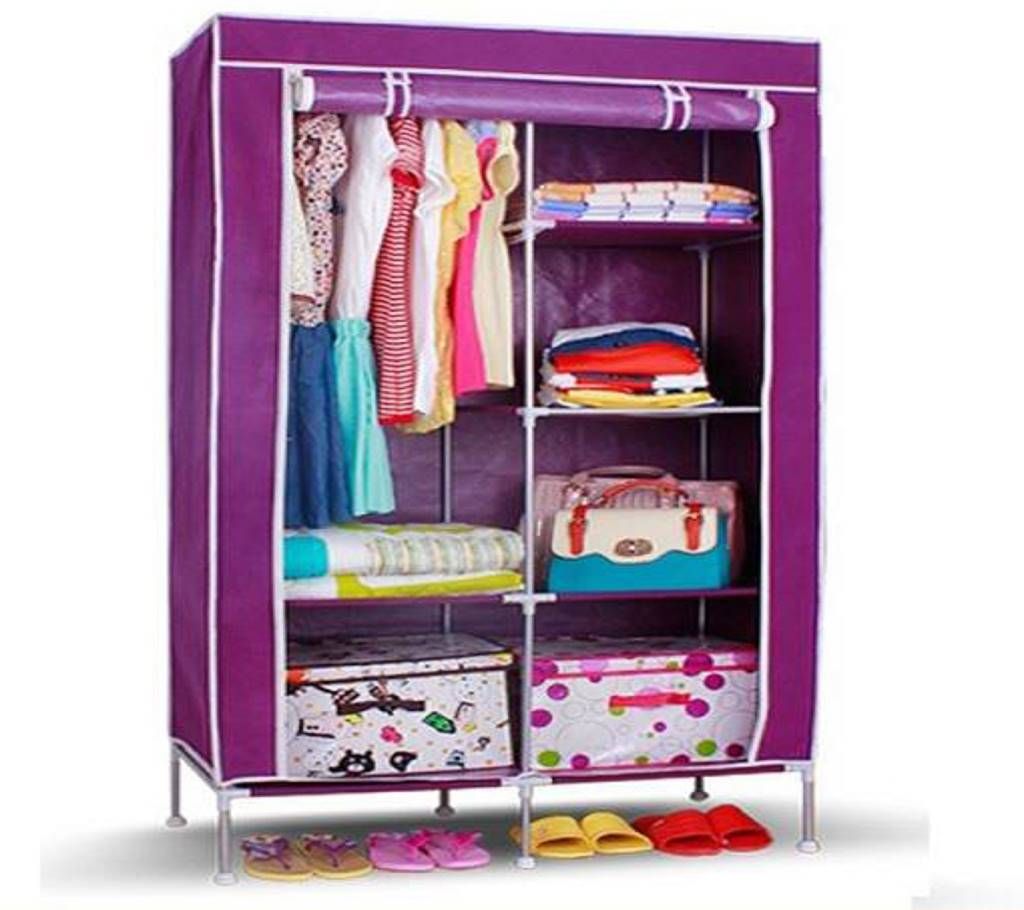 Portable cloth storage rack