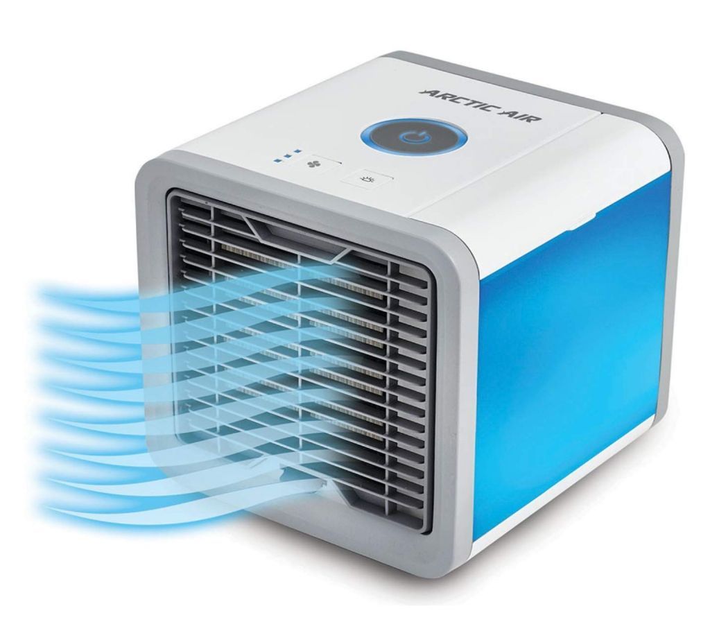 Mini Air Conditioner Cooler with 7 Colors LED Lights