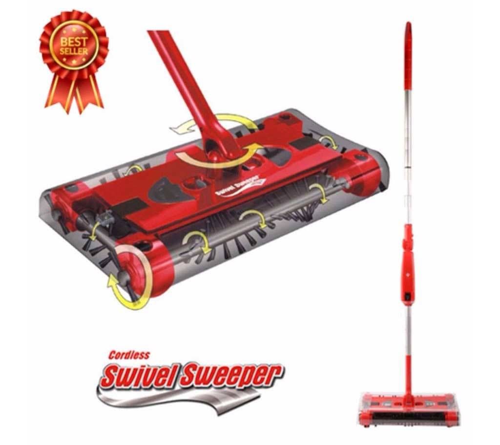 Cordless Swivel Sweeper - Floor Cleaning Tool