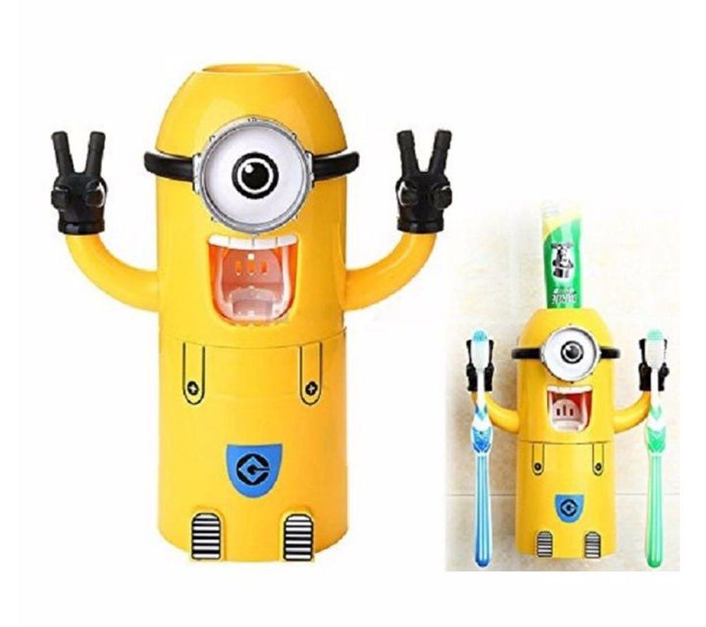 Minion Toothpaste Dispenser and brush holder 