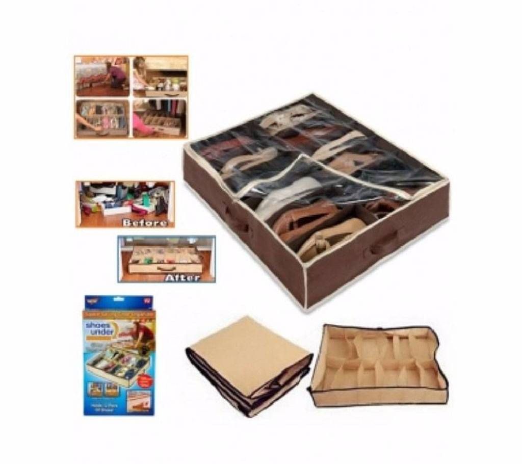 Shoes Under Space Saving Shoe Organizer