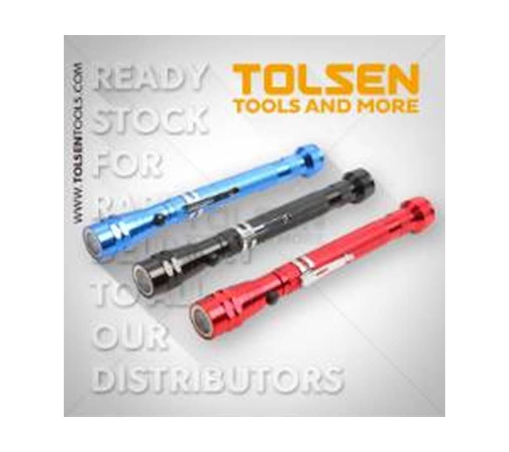 Tolsen 3-LED Telescopic Pickup Tool - 1 Piece