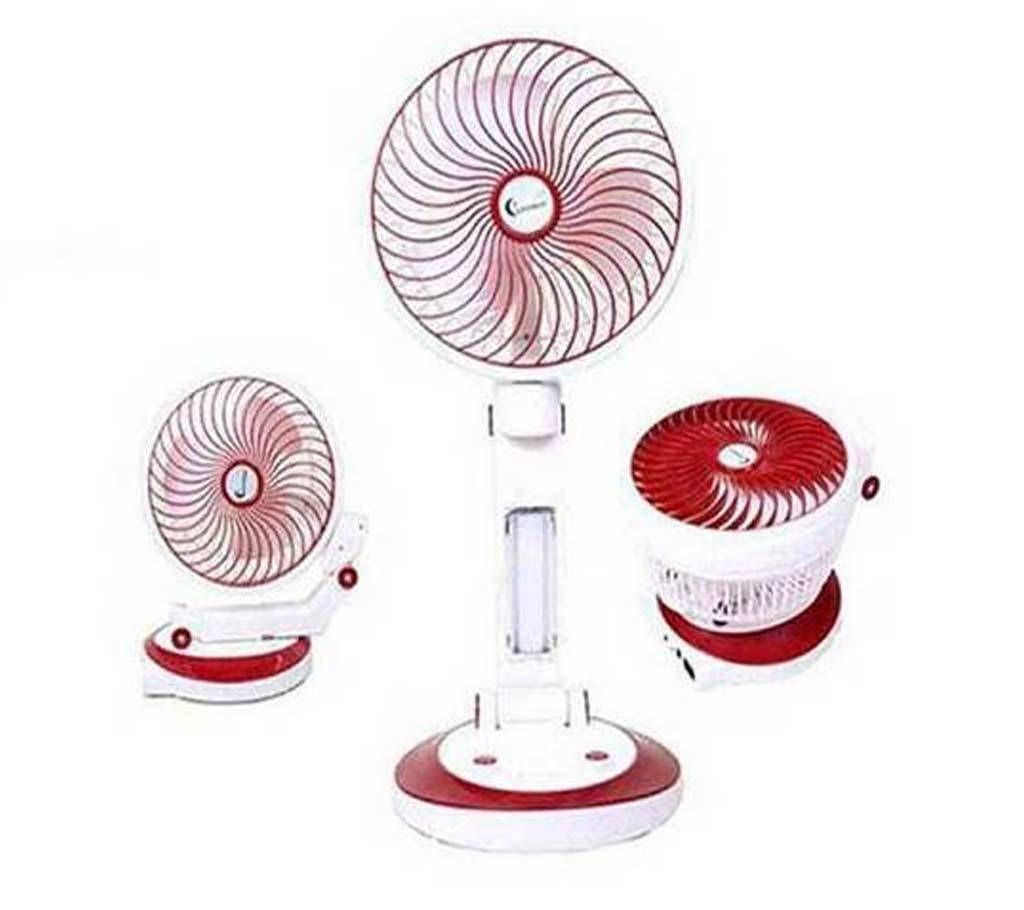 Rechargeable Fan with LED Lights