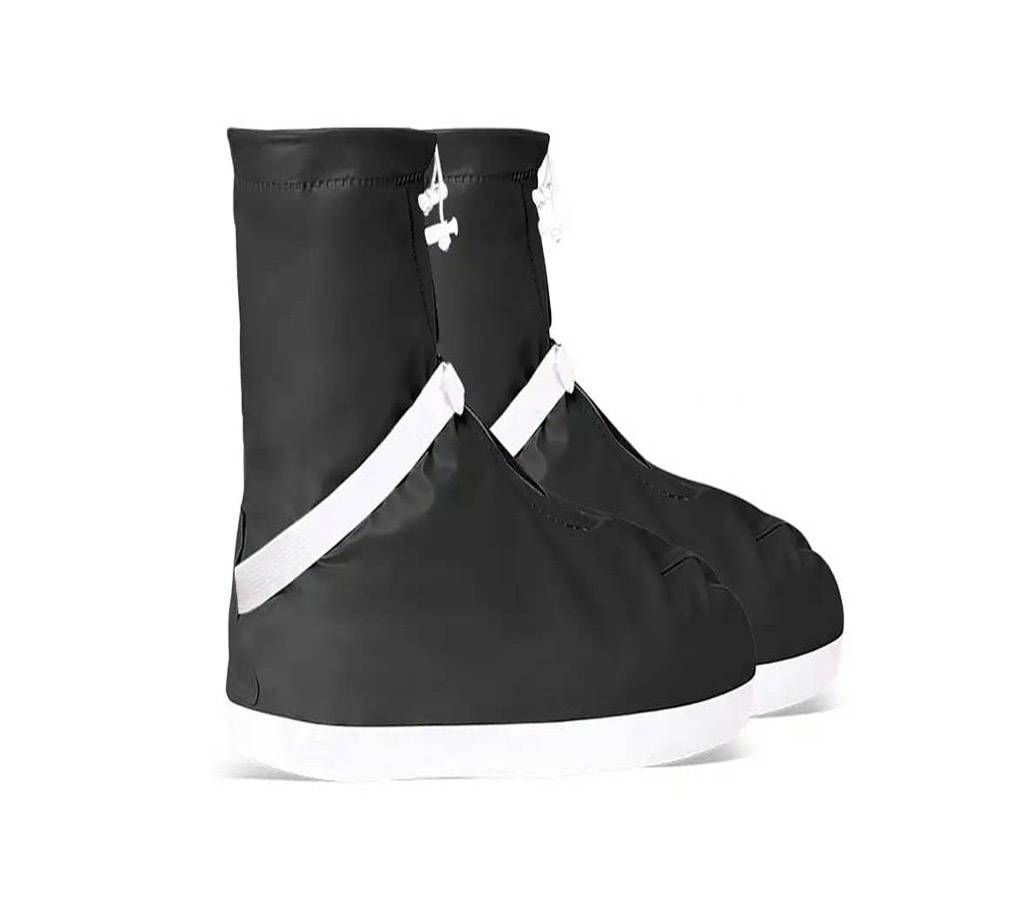 Anti-Slip Waterproof Rain Shoe/Boot Cover - Black