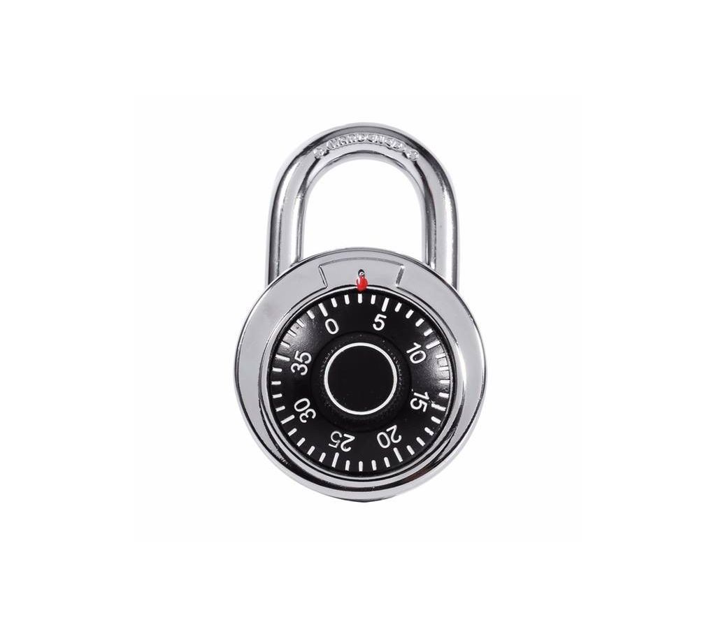 Digit Combination Round Dial Security Code Padlock Lock