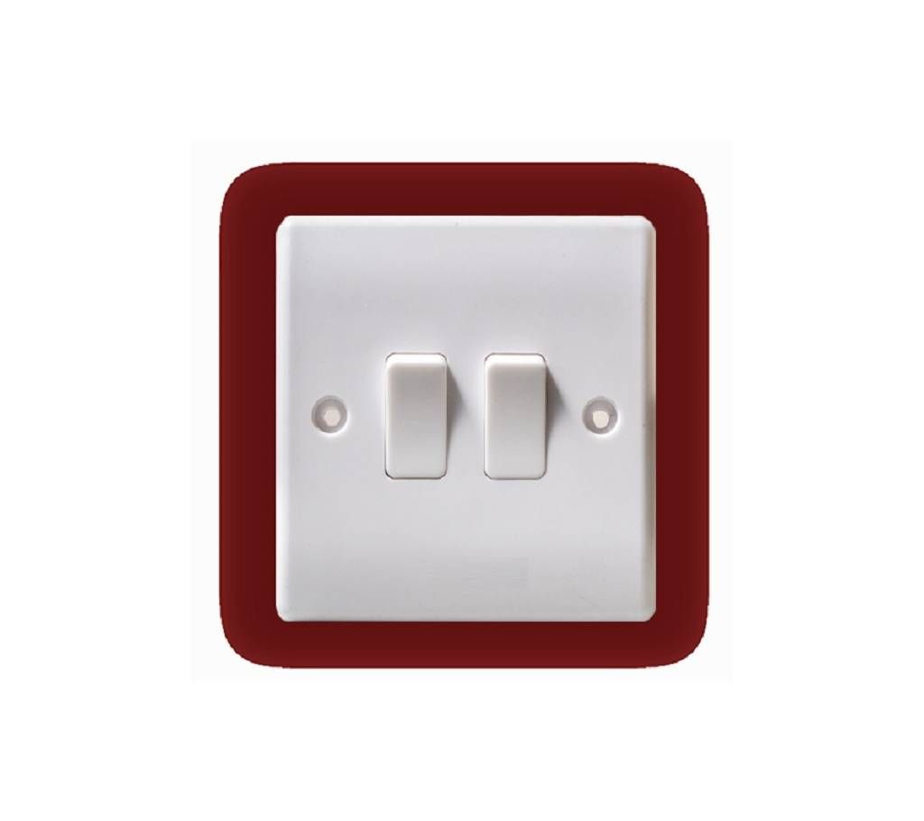 2 Gang 1 Way Switch - 5 pcs
