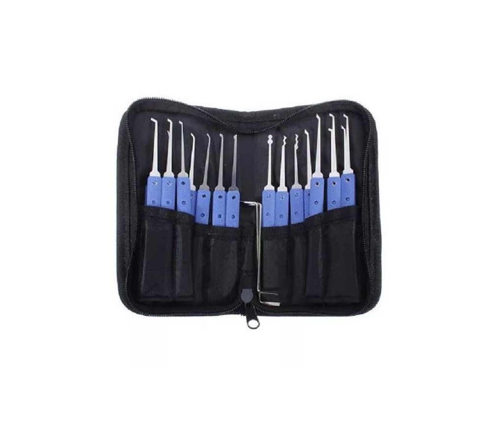20 in 1 Stainless Steel Lock Pick Set Locksmith Tools