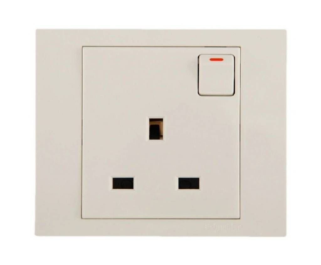 13A 250V 1 Gang Switched Socket with Neon KB15N