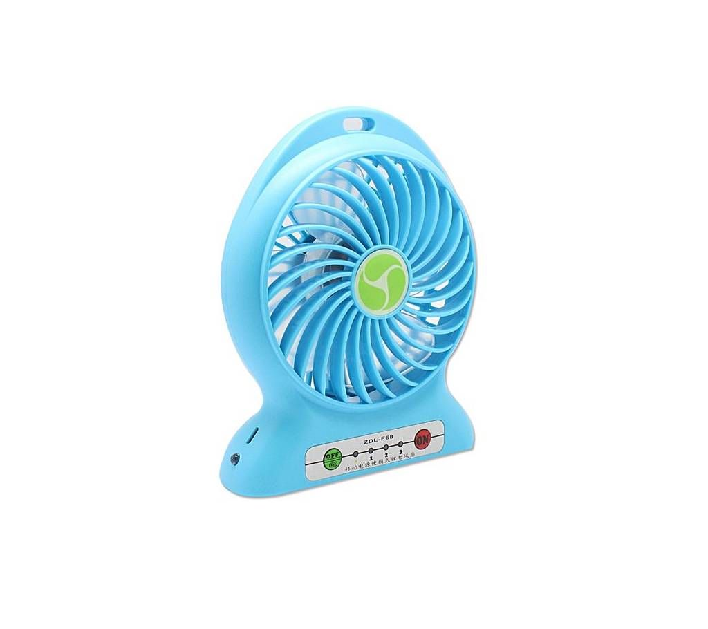 Mini Portable Desktop Fan - Sky Blue