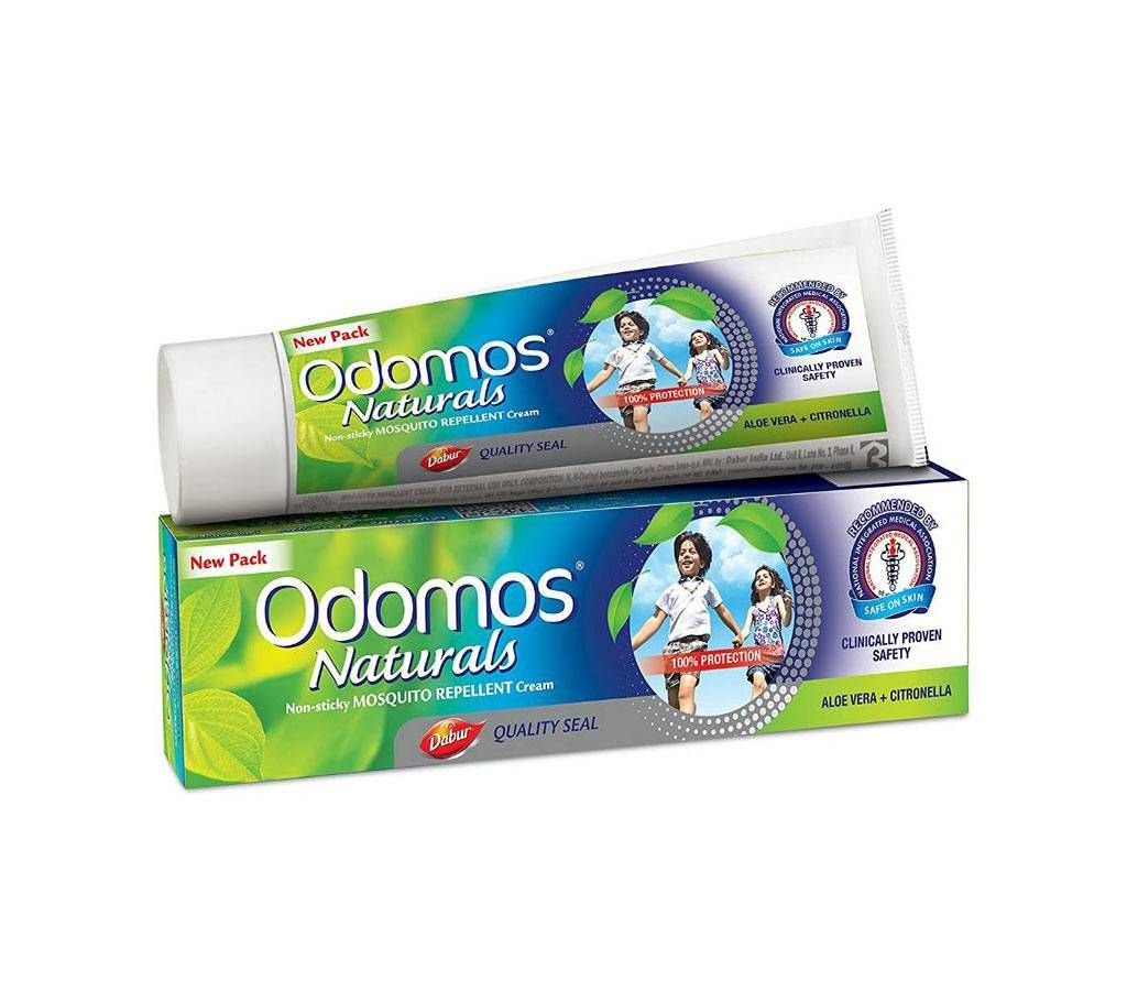 Odomos Naturals Non-Sticky Mosquito Repellent Cream - 50gm - India