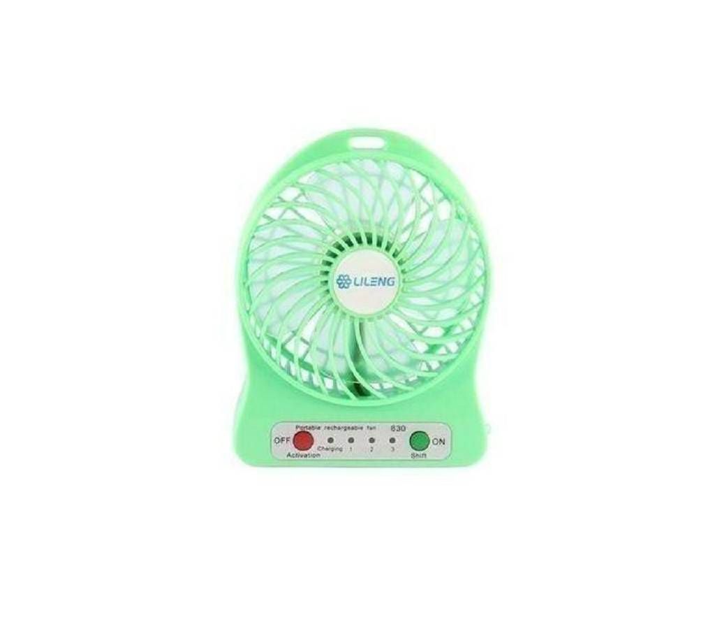 Rechargeable Portable Fan - Green