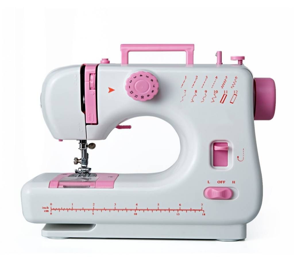 Sewing machine jysm 605 with 12 Sewing options - pink