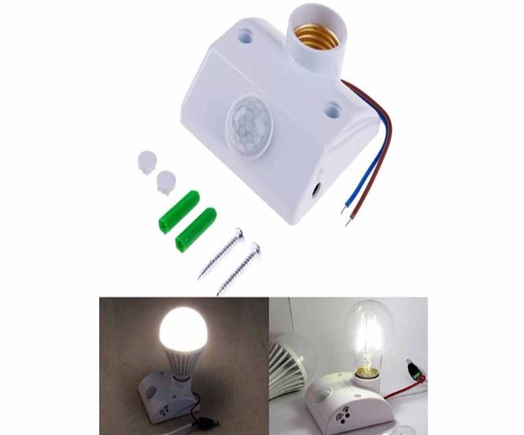 Infrared Motion PIR Sensor Automatic LED Light Lamp Holder