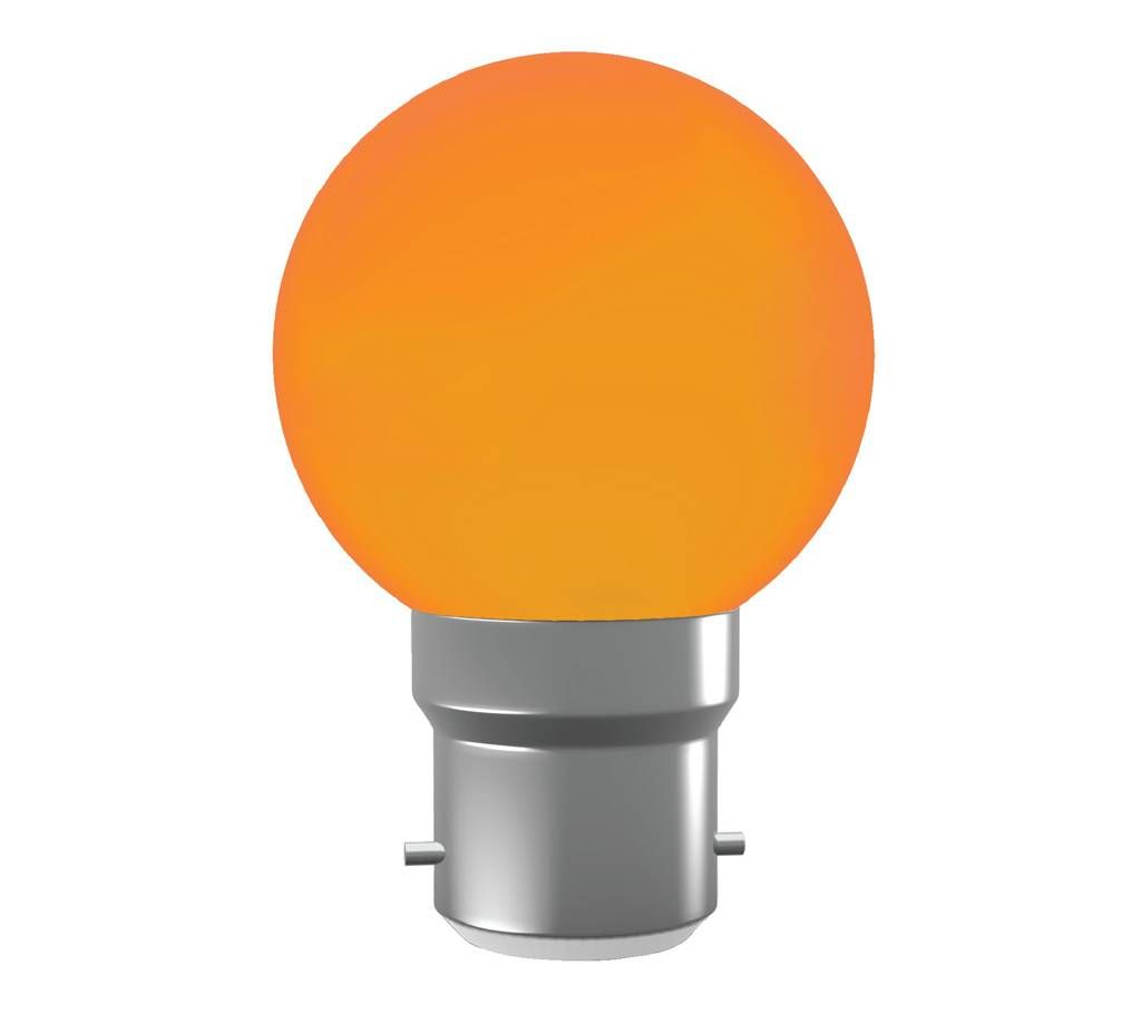 Super Star AC LED 0.5W ORANGE E-27 COLORLUX ROUND