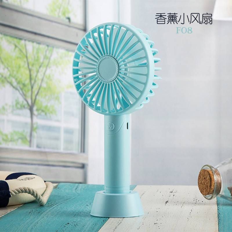New Mini Rechargeable USB Charging Portable Handheld 3 Gear Speed Desktop Fan F08
