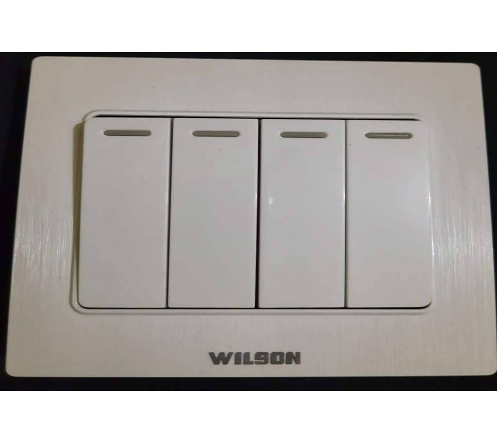 4 GANG 1 WAY SWITCH