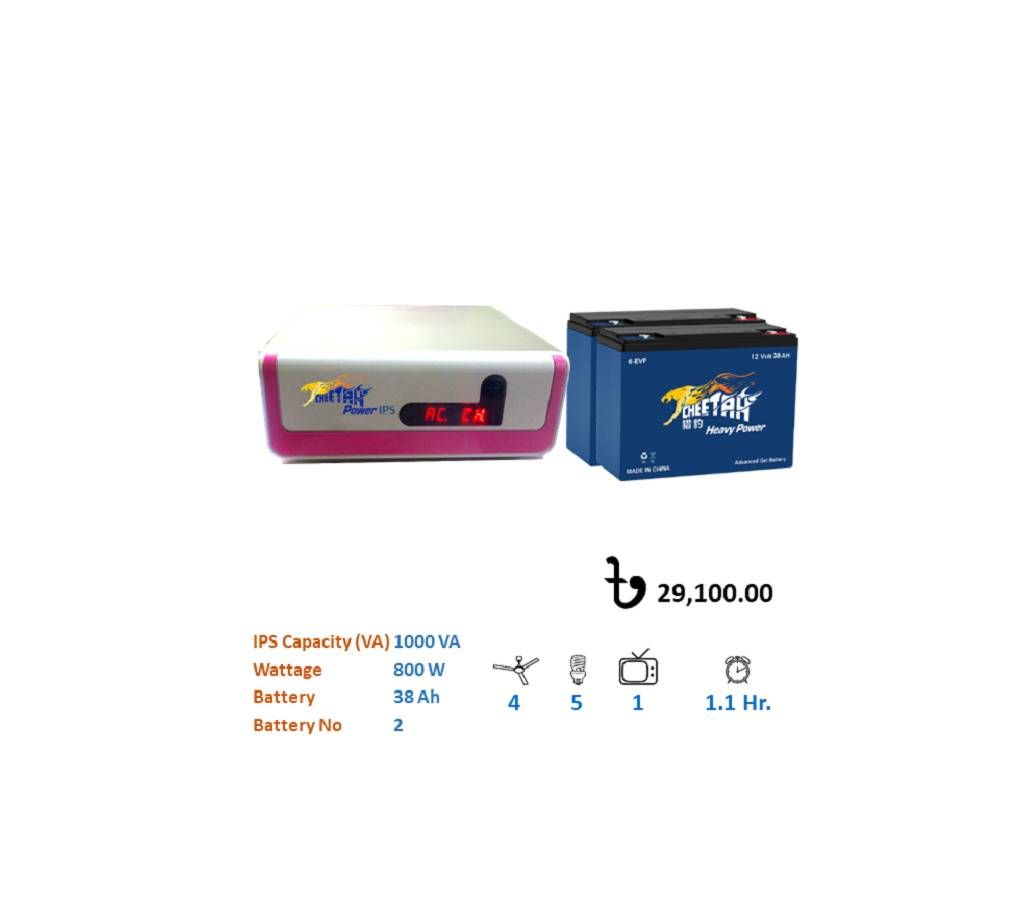Cheetah IPS 1000 VA & Battery
