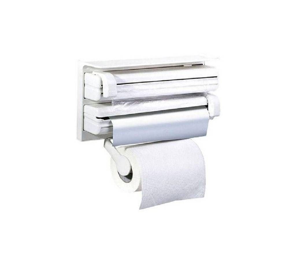 Tripple Paper Dispenser - White